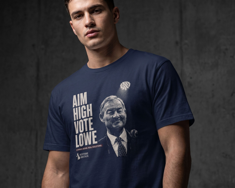 Aim High Vote Lowe Tee